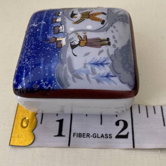 Vintage Minature Reutter Porzellan Porcelain Trinket Box - Picture 4 of 4